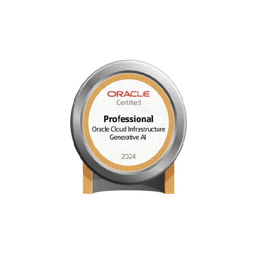 Oracle Cloud Infrastructure 2024 Generative AI Professional